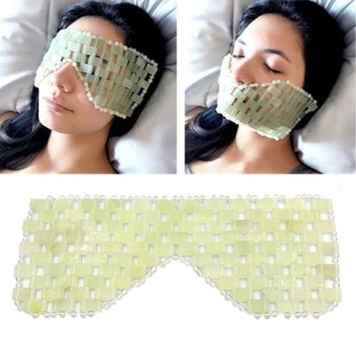 1 комплект искусственных нефритовых камней, покрытие для глаз, экологически чистое, удаляет морщины, не имеет запаха, полезное женское зеленое средство для сна, товары для дома