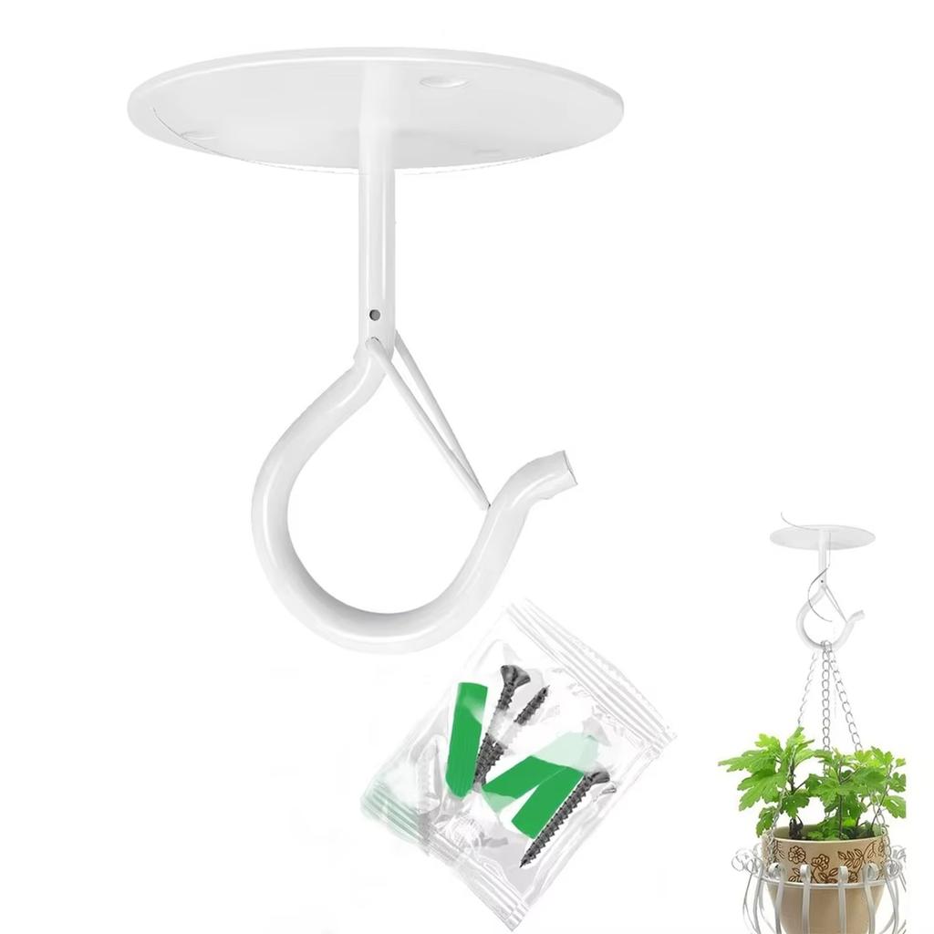 Wall Mount Ceiling Hook  Easy to Use Flower Pots Lifting Hook Hook for  Multifunctional