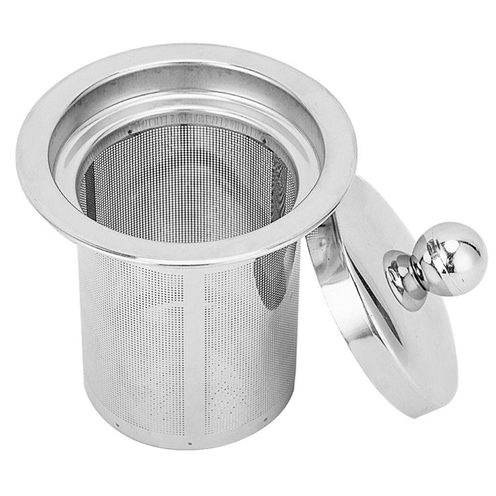 Durable with Lid for Spice Coffee Stainless Steel Teaware Tea Infuser Tea Leaf Filter Tea Strainer