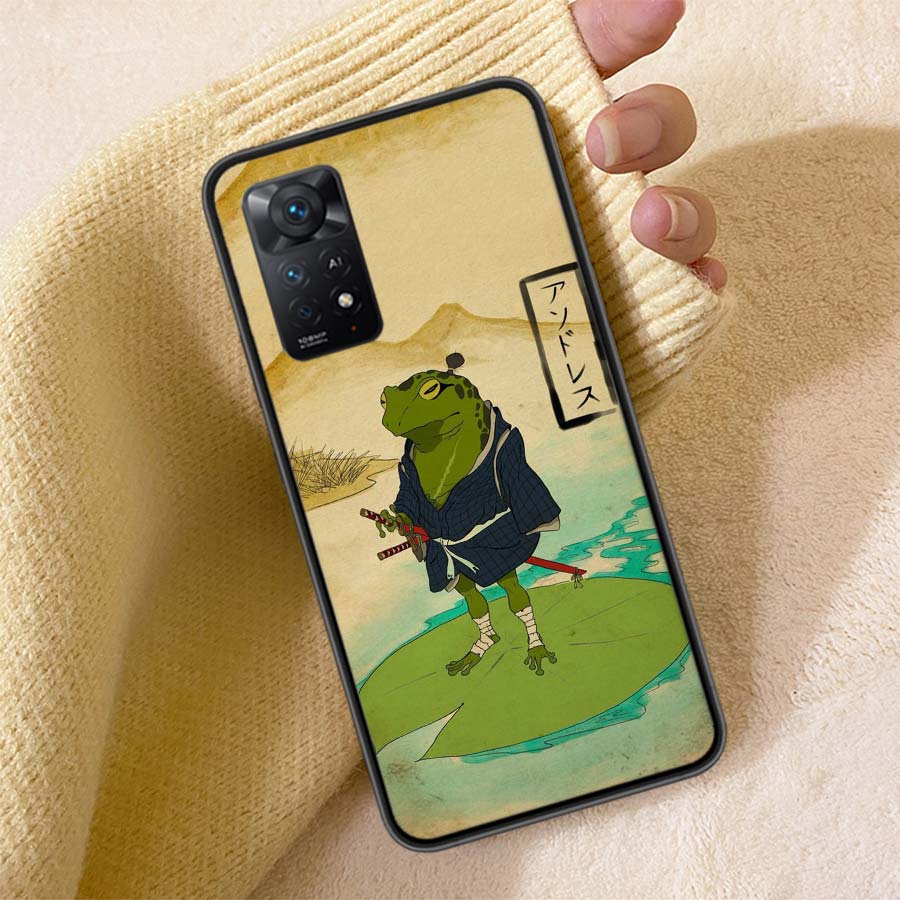 Cute Mouse Axolotl Frog Wizard Phone Case For Redmi Note 13 14 15 Pro Plus 12 13C 12C 15C 9 10 10C 9T 9C 9A TPU Soft Cover Clear