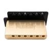 Musiclily Pro 10.5mm Vintage 6-Point Tremolo Unit Bridge with 36mm Solid Brass Block for Squier Stratocaster Electric Guitars, Black