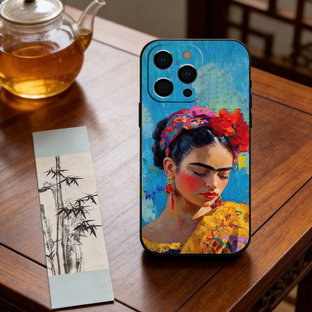 Чехол для телефона с рисунком Фриды Кало, силиконовый, мягкий, для IPhone 17 16 15 14 13 12 11 X XR Plus Pro Max Plus