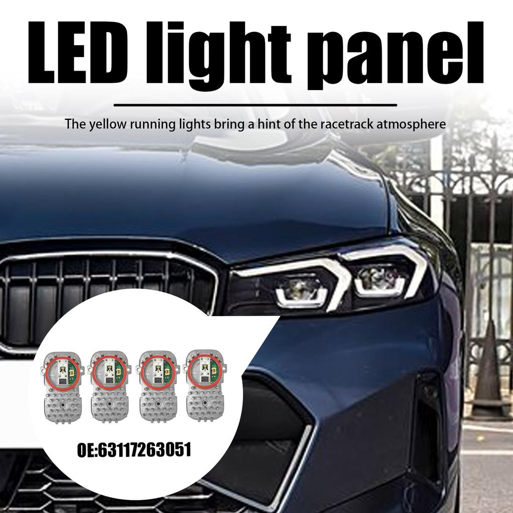 Ксеноновая фара Желтый дневной свет Светодиодные модули 63117263051 Желтый светодиодный модуль ДХО для BMW X3 2011-2016 X5 2011-2018 X6 2015-2019