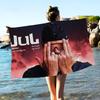 Jul Album Music Anime Beach Swimming Towel Soft Absorbent Washcloth Children's Gifts for Kids Travel Camping Gym