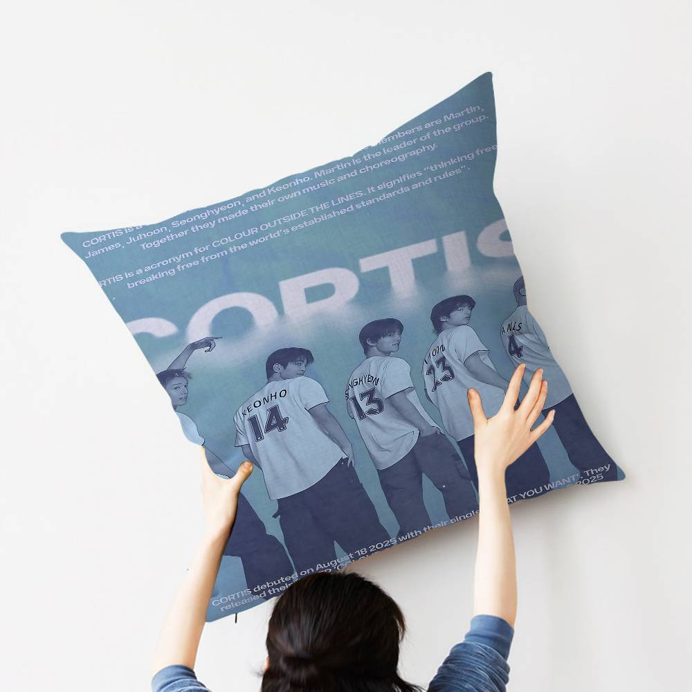 Kpop Музыка C-CORTIS Персонализированная Наволочка Чехол от Пыли Спальня Детская Вечеринка Украшение Наволочка День Рождения Детский Подарок