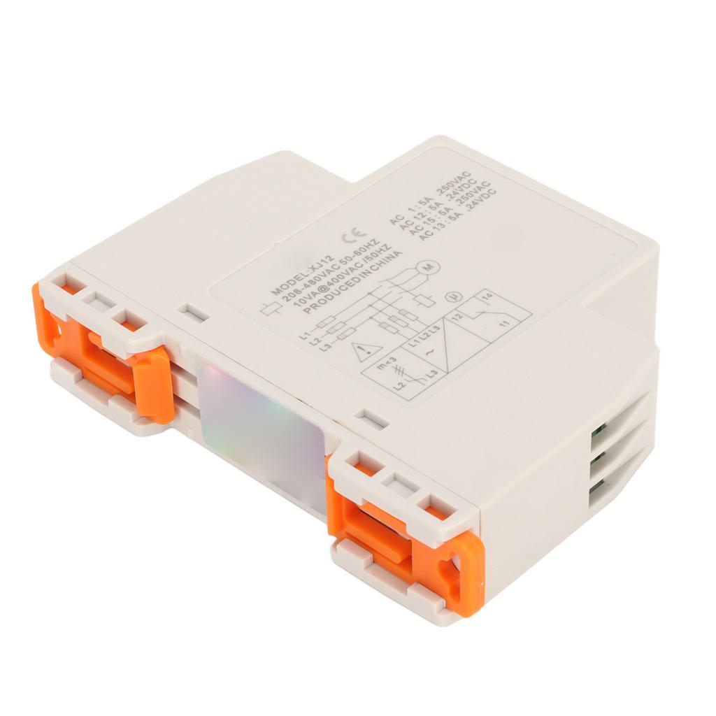 Реле последовательности фаз Корпус ПК Легкое Стабильное реле потери фазы для двигателя лифта 208–480 В переменного тока