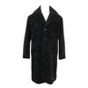 Saint Laurent Paris [Отличное состояние/Официально авторизовано в стране] 524686 Y7SJ2 Шелковая овчина с центральной шлицей Честерфилд Куртка-пальто 46 черный Б/у