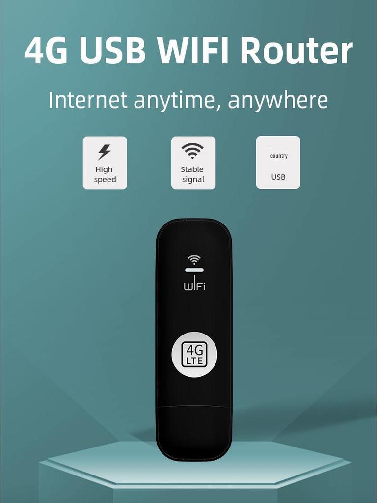 Глобальный 4G USB WiFi усилитель: Портативная беспроводная интернет-карта для использования в помещении и на улице