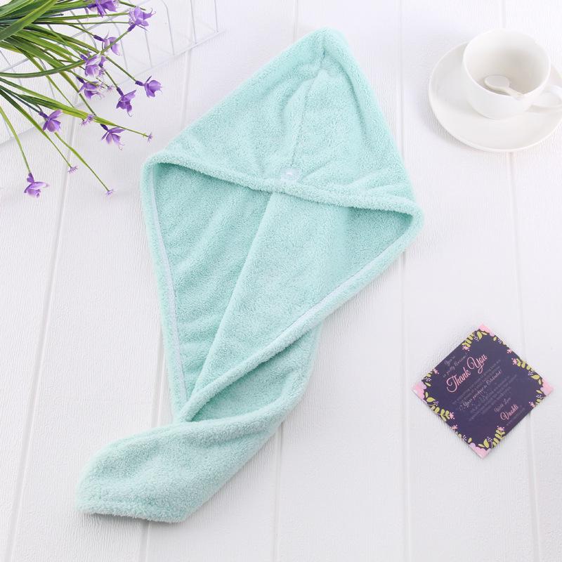 Newest Microfibre After Shower Hair Drying Wrap Womens Girls Lady's Towel Quick Dry Hair Hat Cap Turban Head Wrap Bathing Tools