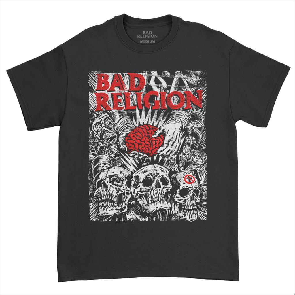 Bad Religion Graphic Unisex Women Summer Short Sleeve Tshirt Unisex Fashion Brand Luxury Top Casual Vintage Retro Daily Tshirt