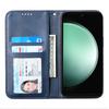 Для Samsung Galaxy S24 FE Кошелек Чехол Текстура Теленка ПУ Кожа Чехол для Телефона с Ремешком