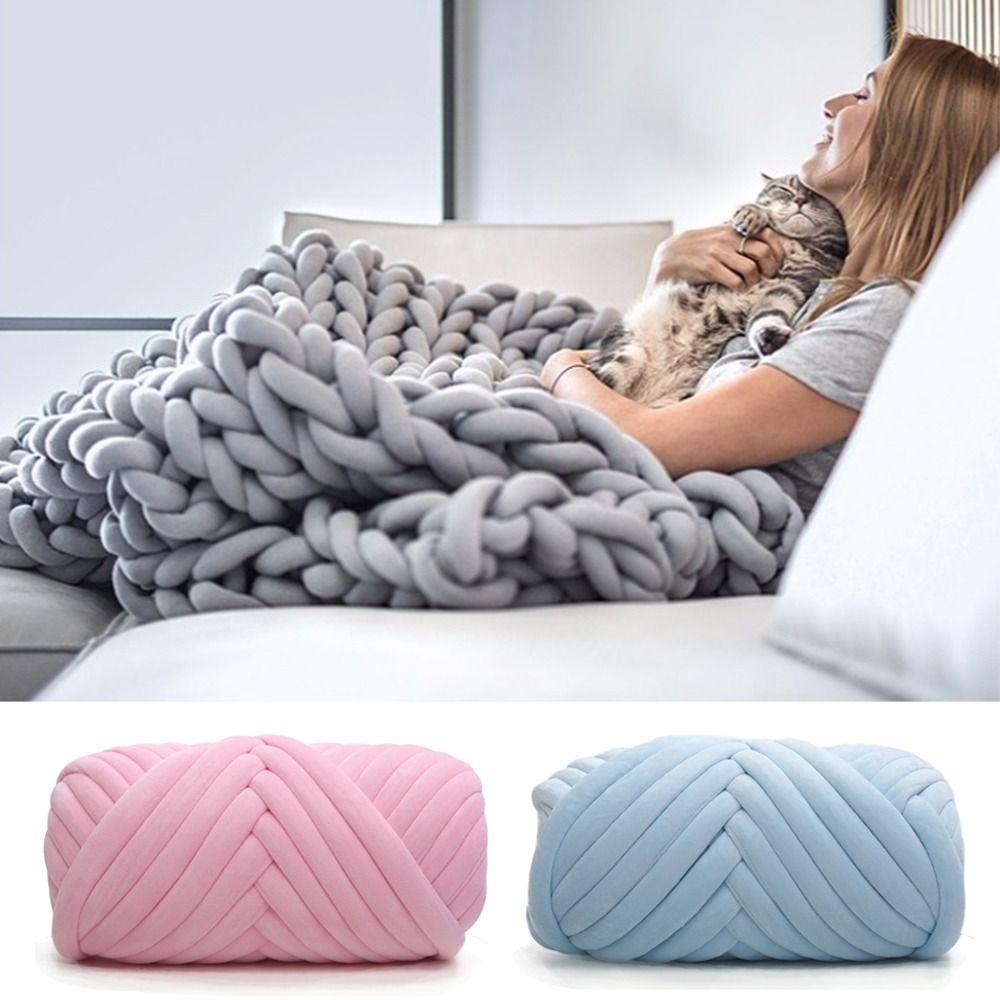 For Cushion Velvet Sewing For Bag Blanket Crochet Yarn Woven Thread DIY Hand Knitting Yarn Ball