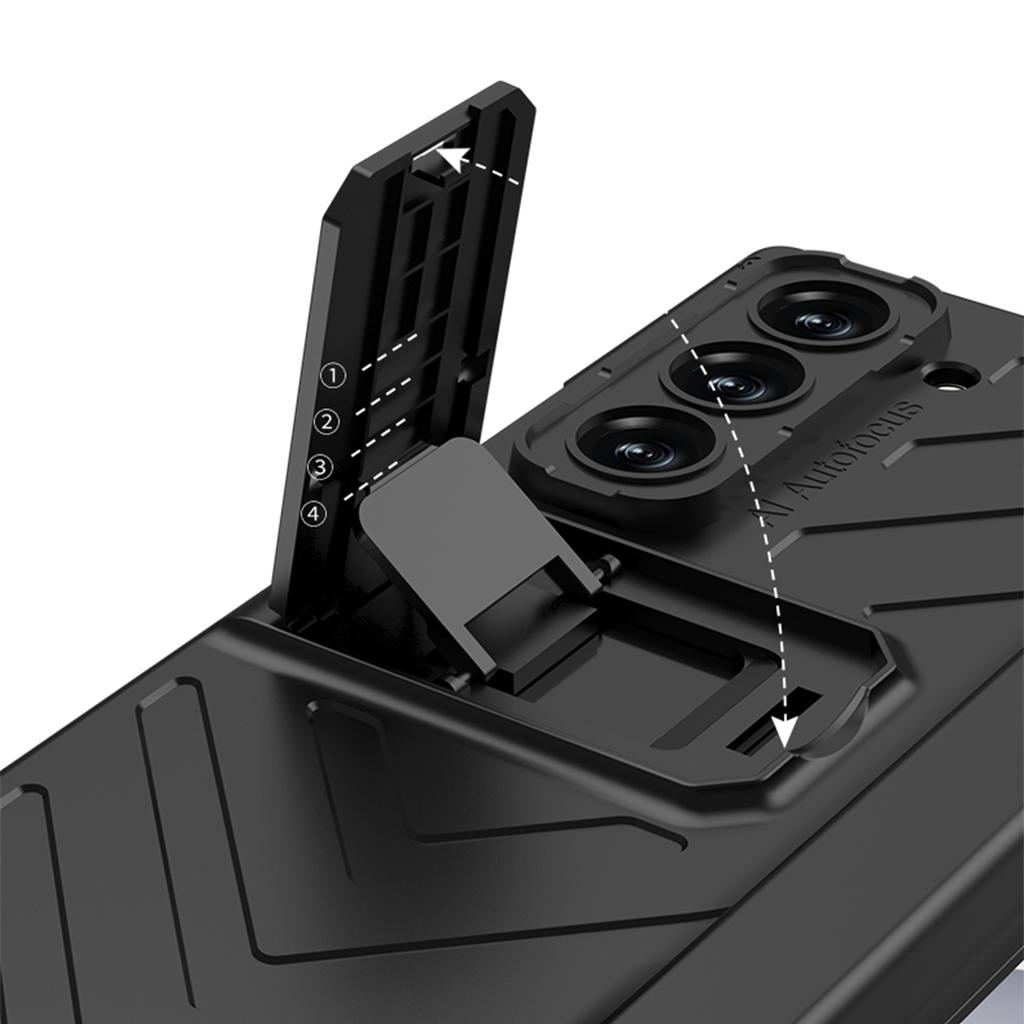 Жесткая броня, магнитная защита шарниров, жесткий чехол для телефона из ПК для Samsung Galaxy Z Fold 6, чехол с кронштейном для ручки, защитная пленка для экрана