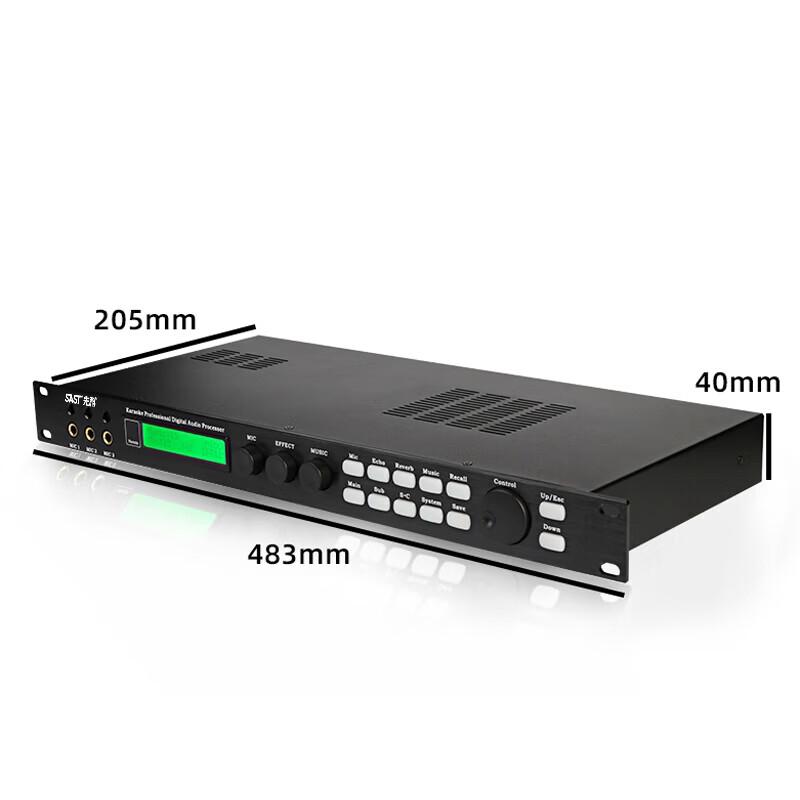 SAST LX-800 Профессиональный цифровой аудиопроцессор для KTV, штекер CN (адаптер в комплекте) (Китайская версия)
