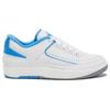 Детские кроссовки Air Jordan 2 Retro Low GS UNC Белый университетский синий FJ6869-104