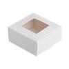 Kraft Paper Birthday Party Supplies Clear PVC Window Candy Wrapping Bag Cake Package Paper Gift Box