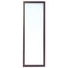 Зеркало в полный рост Yamamura с текстурой дерева, коричневое (Рамка: 315 x 920 мм, Зеркало: 258 x 868 мм) YH-906