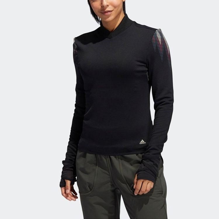 Adidas C.Rdy Slim Fit Training Футболка с длинным рукавом Женская Топы Черный GC7223