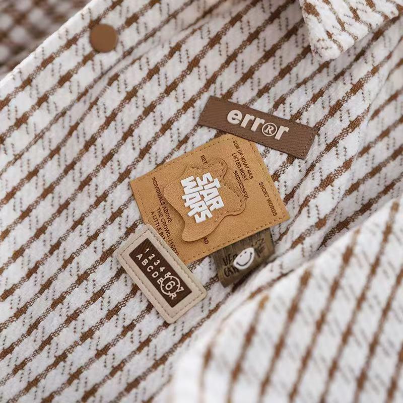 Мальчишеская клетчатая рубашка с длинным рукавом - Стильный повседневный топ на осень/весну 2026