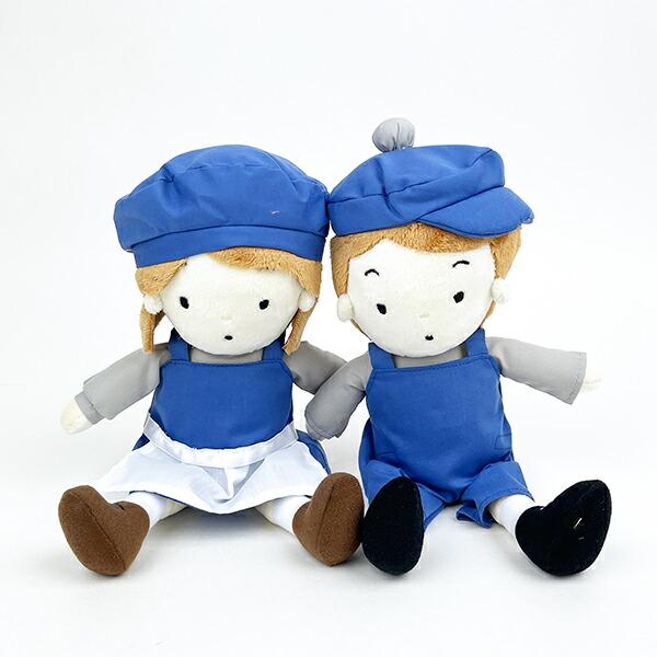 Sanrio Vintage Retro Builduo Pair Plush Interior Doll Mascot