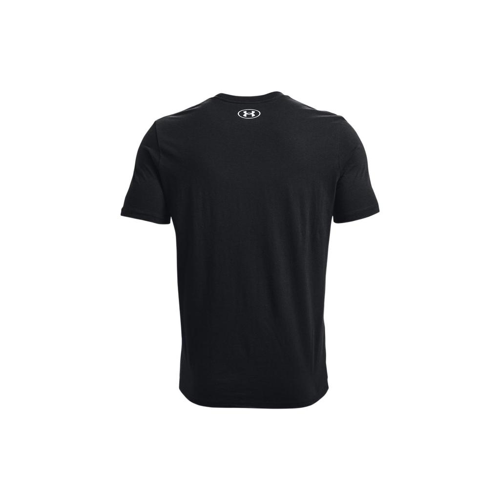 Under Armour Повседневная спортивная футболка с большим логотипом, мужские топы, черная 1370862-001