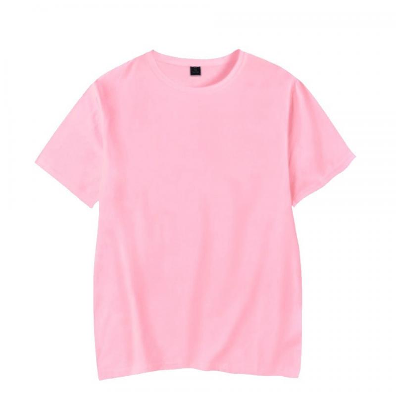 Новая весенне-летняя многоцветная мужская футболка с короткими рукавами и круглым вырезом, однотонная, свободная, большого размера, с короткими рукавами, мужская XXS-4XL