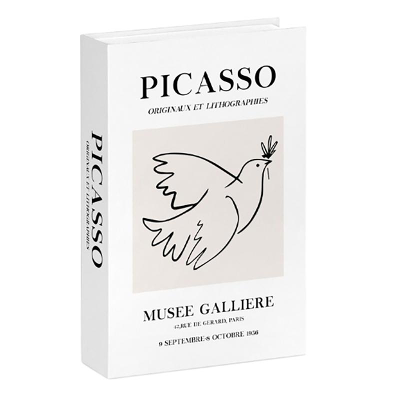 Open Luxury Fake Book Storage Box Home Decor Paris Decorative Books Interior Decoration Coffee Table Bedroom Ornaments