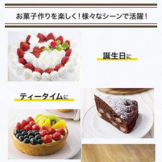 Ручной миксер KAI для приготовления сладостей, набор инструментов для легкого приготовления торта, печенья, белого и 6 скоростей, электрический, маленький, чистый, с регулировкой, с антипригарным покрытием, с формой, с резаком,