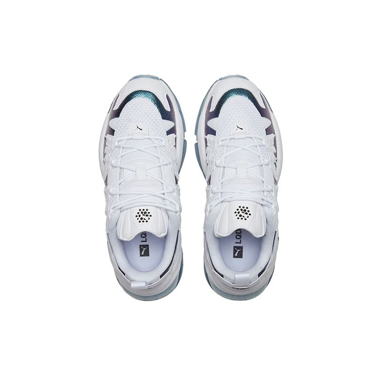 Puma Lqdcell Omega Переливающиеся Кроссовки с Низким Верхом для Тренировок Унисекс Белые 371463-02