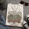 Vintage Plitvice Lakes Shirt, Croatia Travel Tee, Croatian National Park Shirt, Waterfall Hiking Tee, Retro Nature Adventure Gift