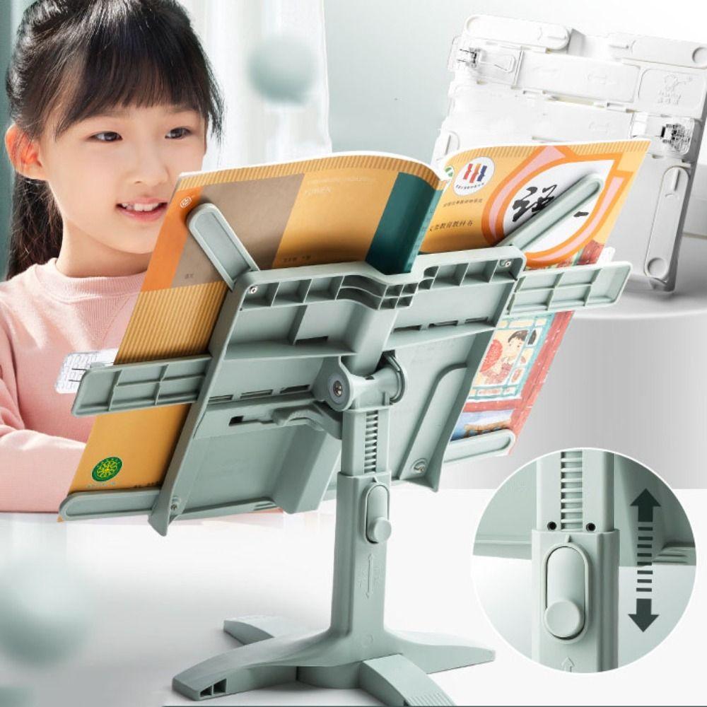Adjustable Angle Lifting Landing Book Stand Extendable Book Holder Portable Reading Bookshelf  Pad