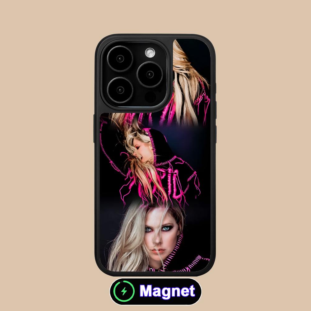 Матовая поверхность Avril Lavigne Чехол для мобильного телефона Magsafe для iPhone 17 16 15 14 13 12 11 Air Pro Max Plus Цветная крышка