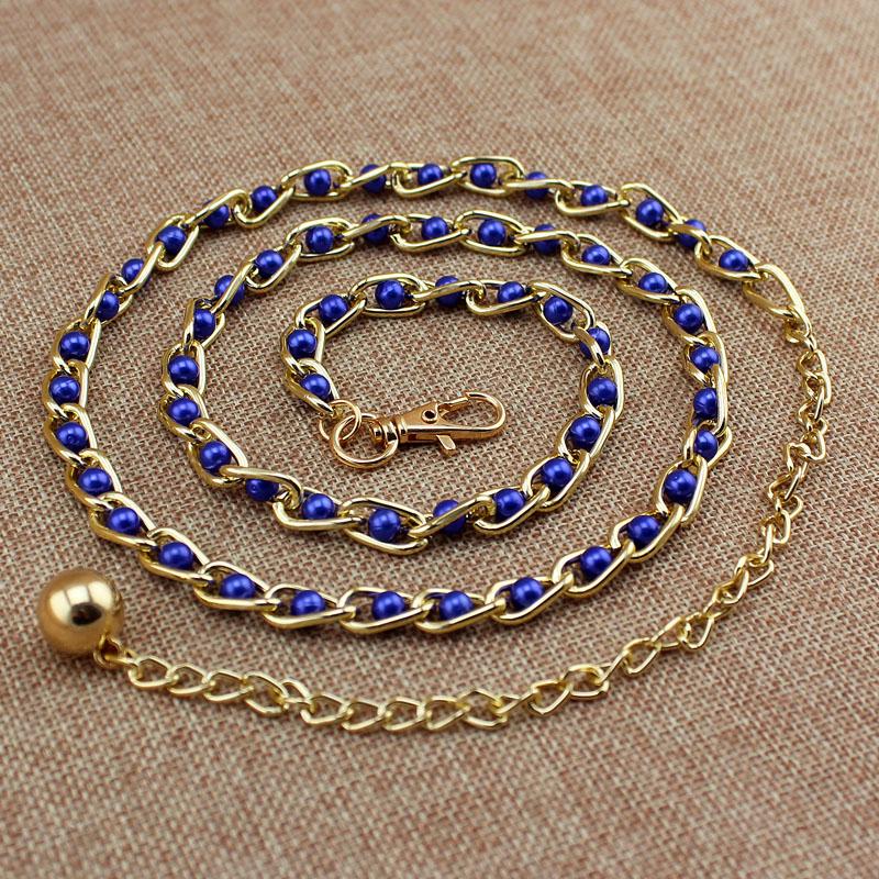 Жемчужная цепочка Wild Fine Chain Chain Металлическая цепочка Wild Fine Waist Chain