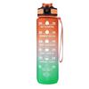 1000ml Large Capacity Gradient Water Bottle with Straw 1 Litre Leakproof with Time Marker,for Sports Fitness