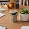 Органайзер для скрепок Мусорное ведро 3D-печатное украшение, с крышкой, Мини-настольное декоративное ведерко, Однотонный маленький контейнер, для офисного стола, туалетного столика