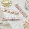 Floral Plaid Spliced Tableware Storage Bag Utensil Pouch  Chopsticks Spoon Storage