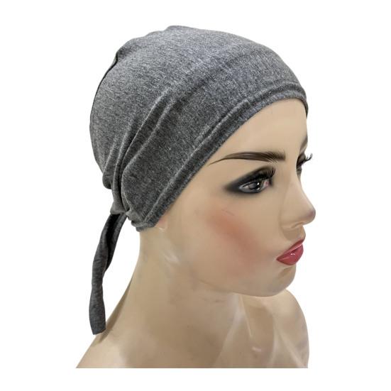 Ethnic Style Top Hat Solid Color Knotted Design Breathable Lightweight Headscarf Hat Outdoor Activities Headwear