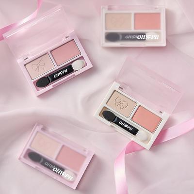 OHSOPH Палетка теней для век Double-Up Dual Natural Aegyo-sal Макияж глаз OHSOPH 1 шт 02 Verite Pink