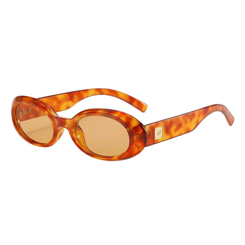 Европейские и американские очки «кошачий глаз» с маленькой оправой, эллиптические, устойчивые к УФ-лучам, солнцезащитные, для туристов, для уличной фотографии