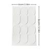 60PCS Invisible Ear Stickers Strongly Support Silicone V-shaped Face Transparent Painless Ear Stickers To Immediately Improve Contour Shaping