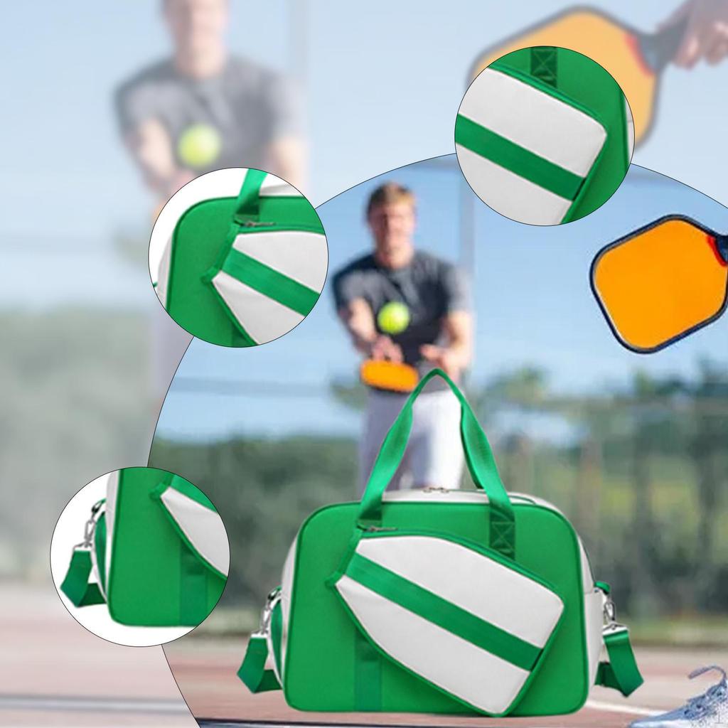 Сумка для пиклбола бадминтона регулируемый плечевой ремень легкая большая водонепроницаемая сумка