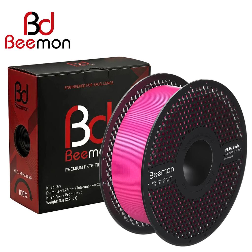 BEEMON Printer Filament 1.75mm, 1kg (2.2lbs), Easy to Print, No Warping, for Beginners & Experienced 3D Printing Enthusiasts