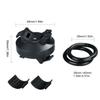 360 Rotation Grip LED Flashlight Torch Clamp Clip Mount Bike Torch Bracket Bicycles Light Lamp Band Strap Stand Holders
