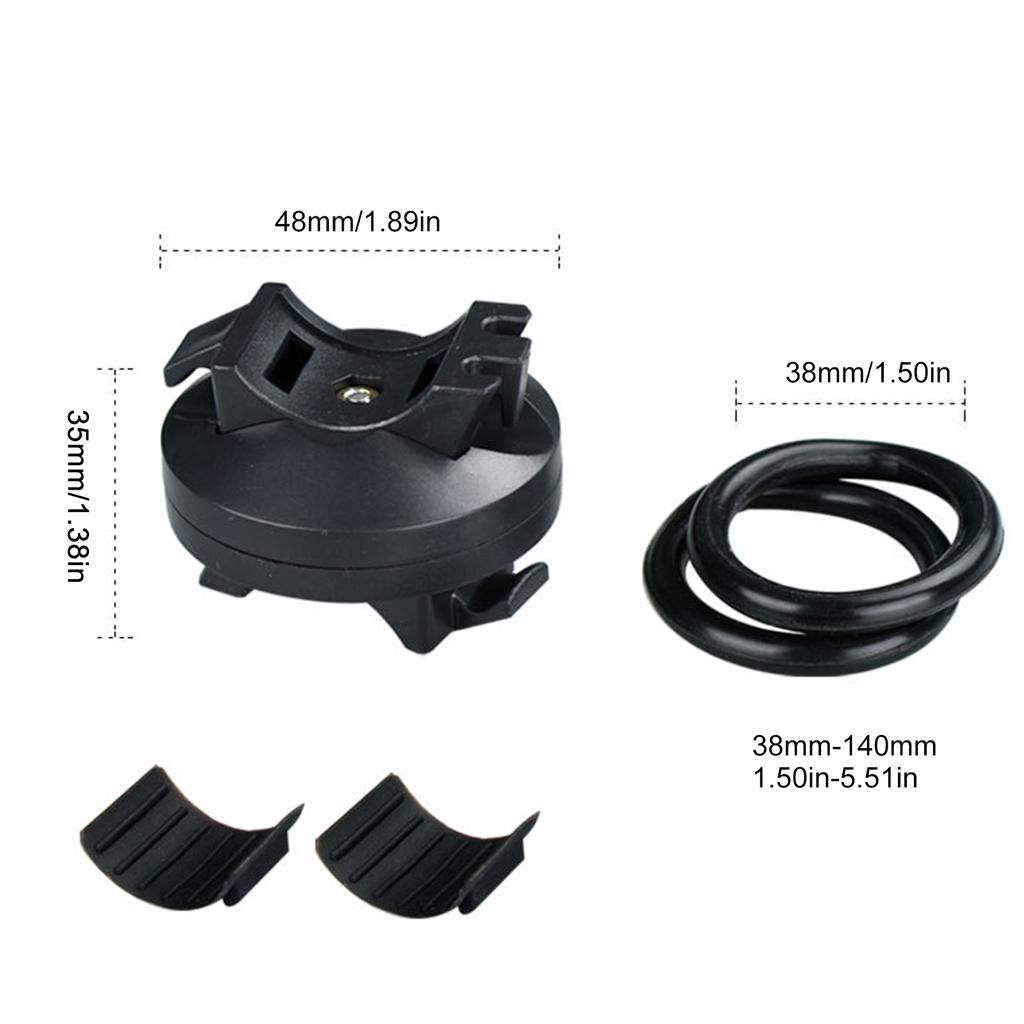 360 Rotation Grip LED Flashlight Torch Clamp Clip Mount Bike Torch Bracket Bicycles Light Lamp Band Strap Stand Holders