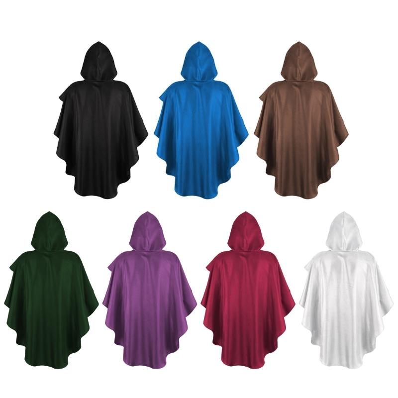 Ренессанс Средневековый Шарф-Капюшон Постапокалиптический Шарф-Накидка Шаманский Капюшон Накидка для Переодевания Косплей Хэллоуин Костюм