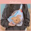 Cartoon Capybara Whimsical Waist Bag For Kids In Various Colors Ideal Preschool For