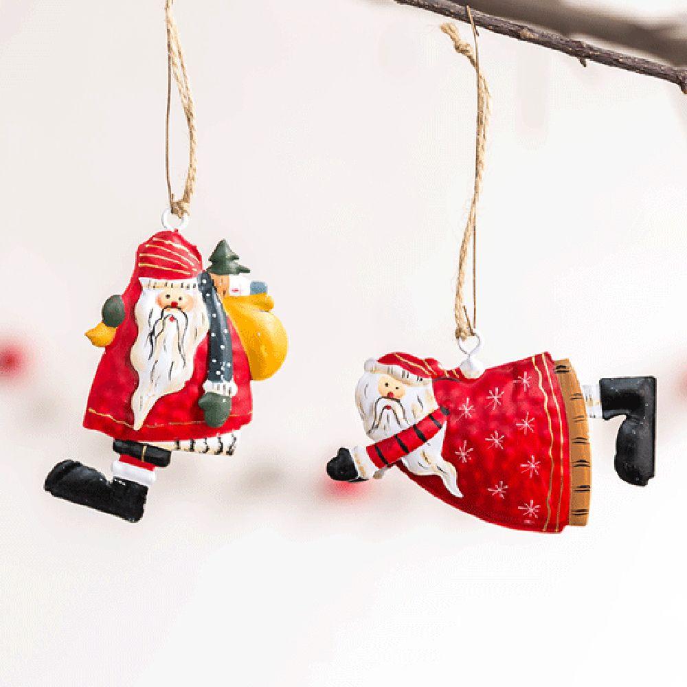 Drop Ornaments Festival Supply Christmas Decorations Santa Claus Cartoon Angel Hanging Pendants