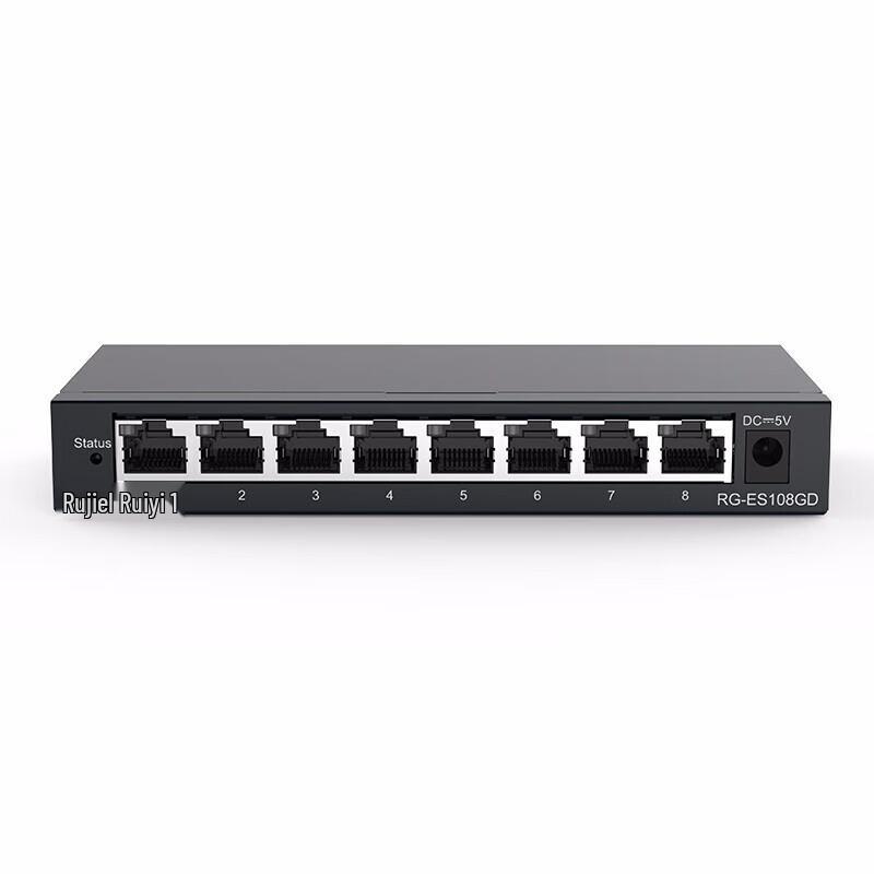 Ruijie RG-ES108GD 8-Port Gigabit Unmanaged Desktop Switch