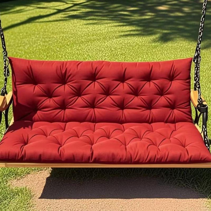 Удобная подушка для качелей Подушки для качелей Waterproofie 60x40 дюймов Утолщенный хлопковый наполнитель Противоскользящая основа