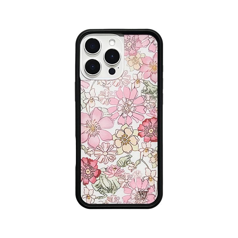 Чехол для телефона Wildflower Hot 3D Lilypad Floral wf protect для iPhone 15pro 12 13 14 15 16 Pro Max 16 Plus 16pro Розовый цветок wf Обложка